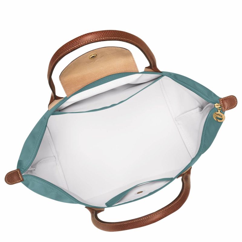 Longchamp Le Pliage Original L Tote Bag Eucalyptus - Recycled Canvas Shoulder Bags Women Eucalyptus - Image 3