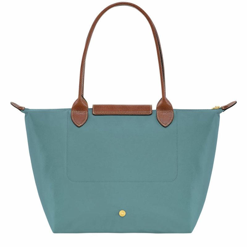 Longchamp Le Pliage Original M Tote Bag Eucalyptus - Recycled Canvas Eucalyptus Women Shoulder Bags - Image 2