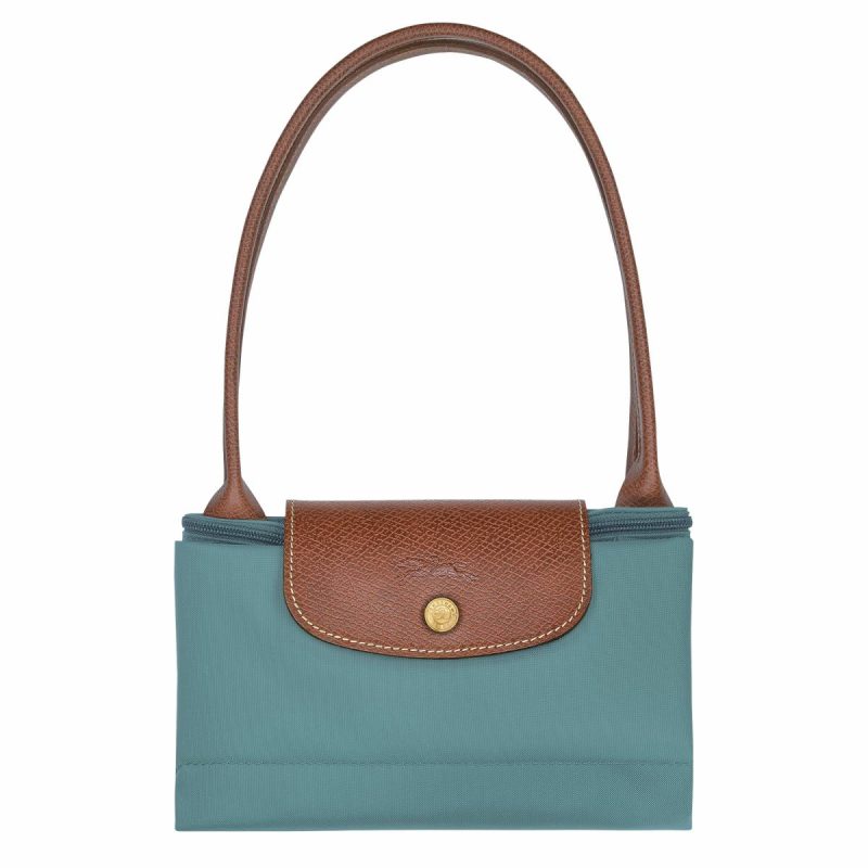 Longchamp Le Pliage Original M Tote Bag Eucalyptus - Recycled Canvas Eucalyptus Women Shoulder Bags - Image 5