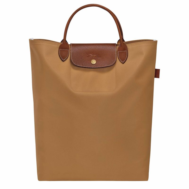 Longchamp Le Pliage Original M Tote Bag Fawn - Canvas Women Handbags Fawn