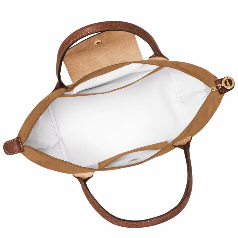 Longchamp Le Pliage Original M Tote Bag Fawn - Recycled Canvas Women Shoulder Bags Fawn - Image 4