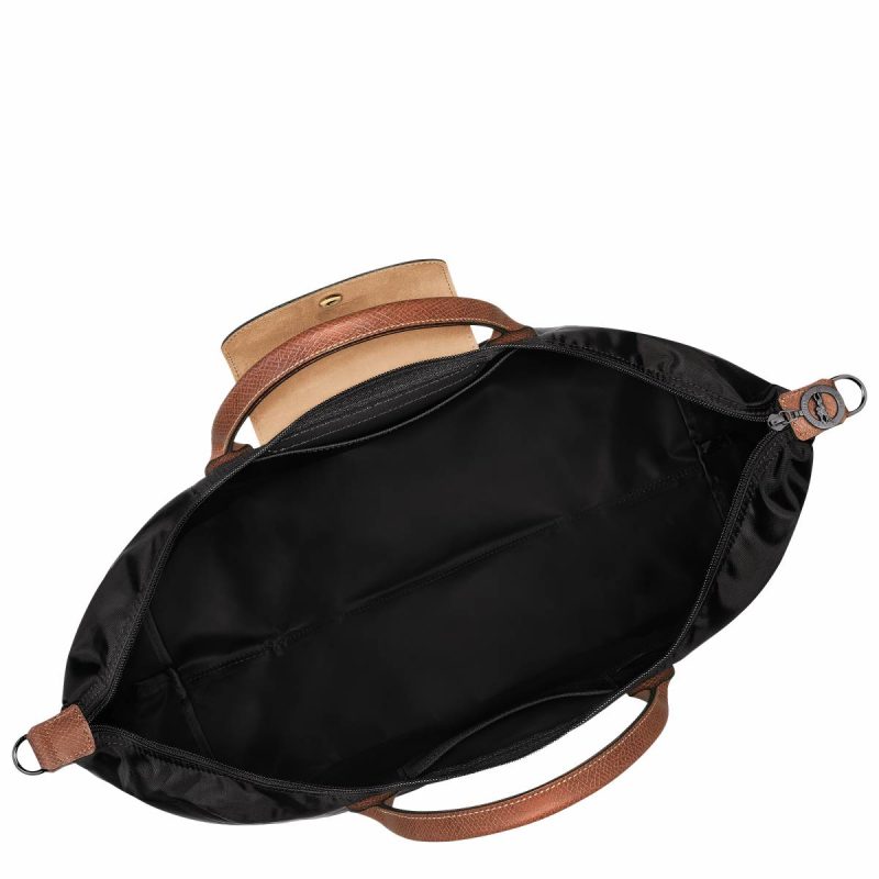 Longchamp Le Pliage Original Travel Bag Expandable Black - Recycled Canvas Travel Bags Black Women - Image 4
