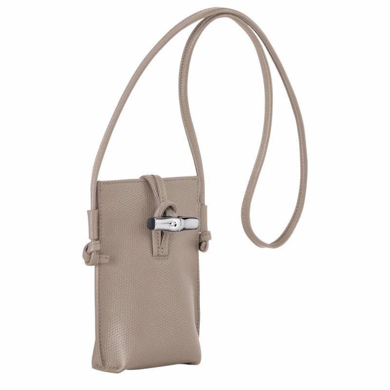 Longchamp Le Roseau Phone Case Clay - Leather Women Phone Cases Clay - Image 3