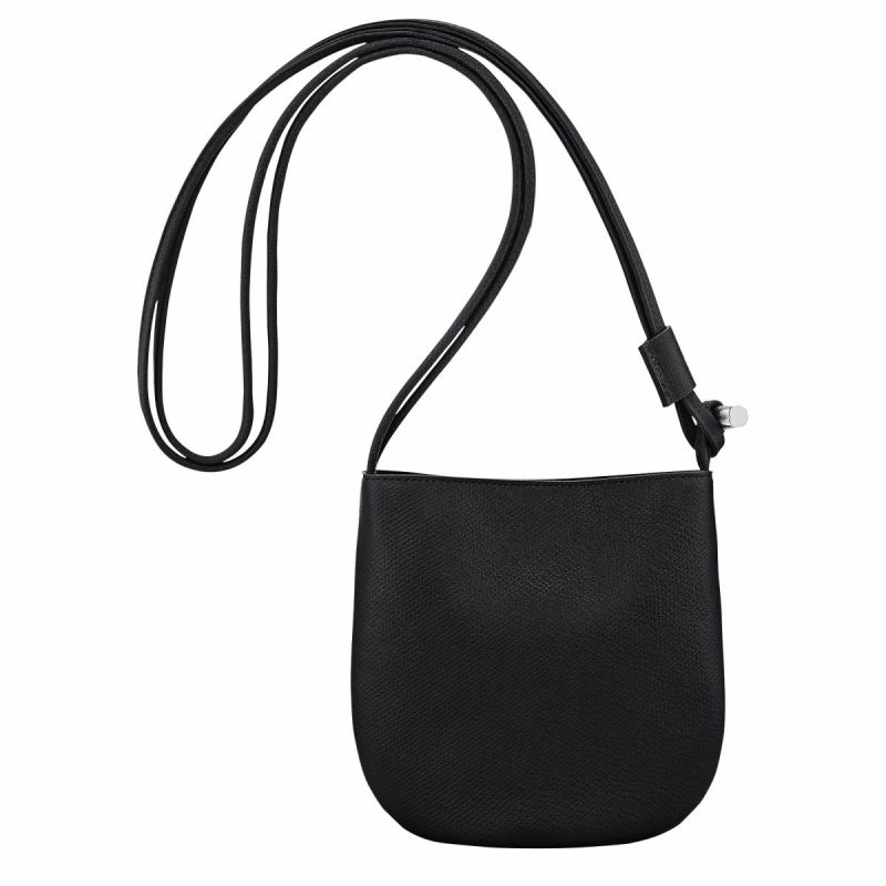 Longchamp Leather Bags Black Le Roseau S Crossbody Bag Black - Leather Women - Image 4