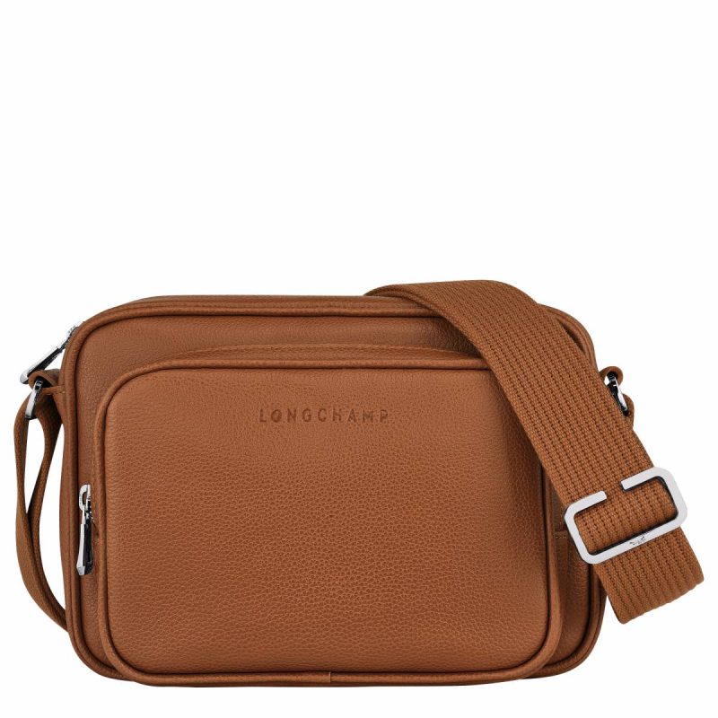 Longchamp Leather Bags Le Foulonné S Camera Bag Caramel - Leather Caramel Men