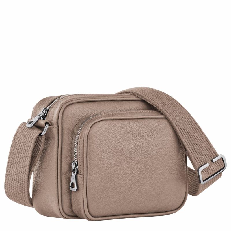 Longchamp Leather Bags Le Foulonné S Camera Bag Turtledove - Leather Turtledove Men - Image 2