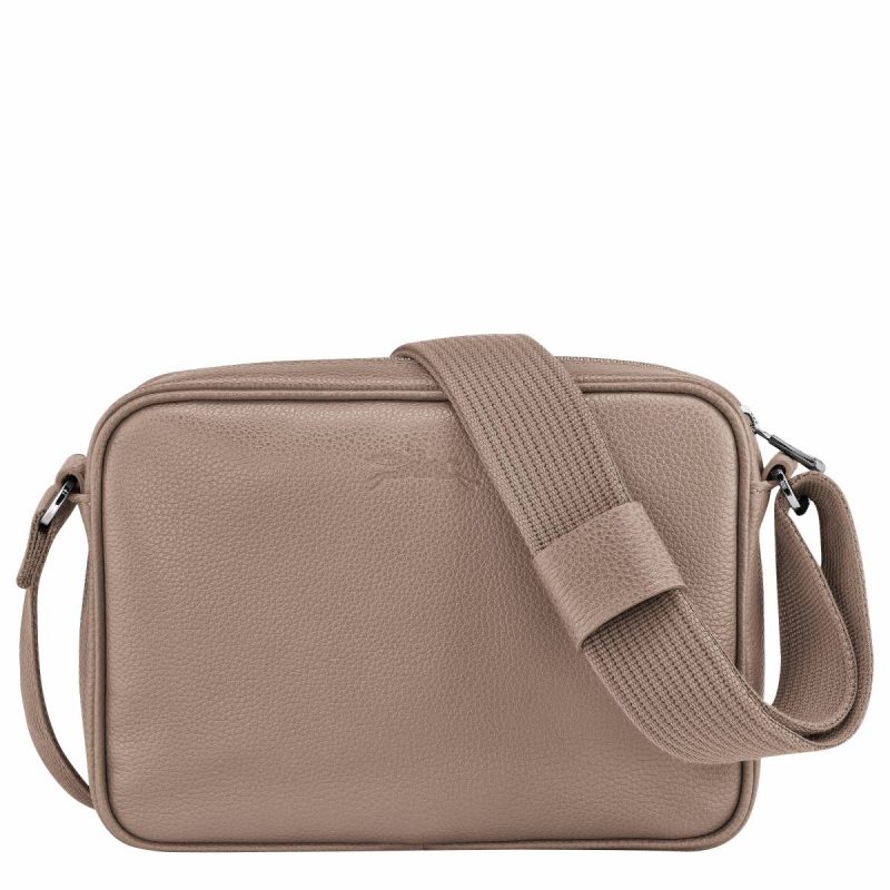 Longchamp Leather Bags Le Foulonné S Camera Bag Turtledove - Leather Turtledove Men - Image 3