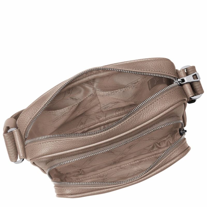 Longchamp Leather Bags Le Foulonné S Camera Bag Turtledove - Leather Turtledove Men - Image 4