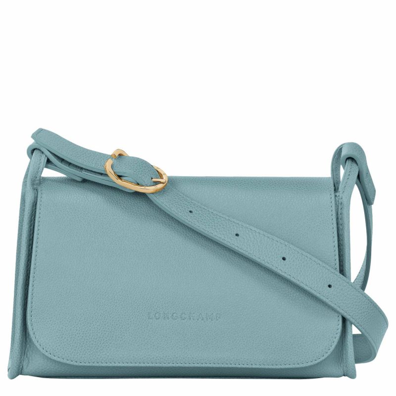 Longchamp Leather Bags Women Eucalyptus Le Foulonné M Crossbody Bag Eucalyptus - Leather
