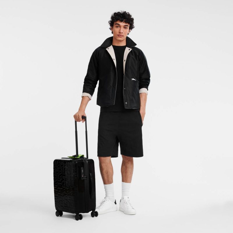Longchamp Lgp Travel S Carry-On Black - Polycarbonate Suitcases Women Black - Image 2