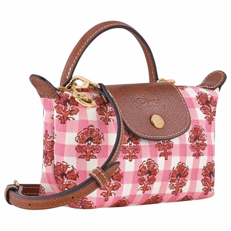 Longchamp Mini Bags Women Le Pliage Collection Xs Pouch Blush - Canvas Blush - Image 3