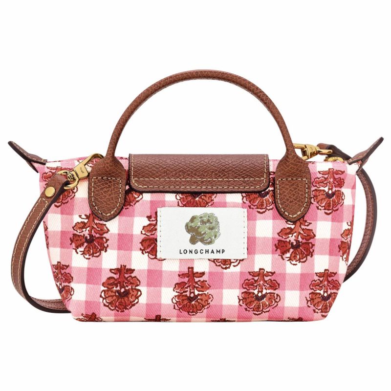 Longchamp Mini Bags Women Le Pliage Collection Xs Pouch Blush - Canvas Blush - Image 4