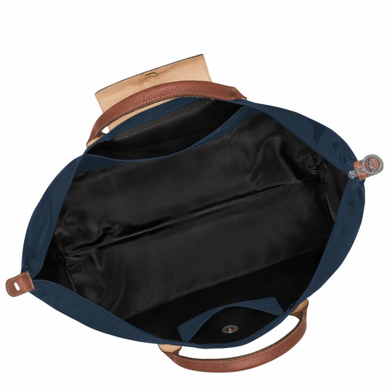 Longchamp Navy Women Travel Bags Le Pliage Original L Travel Bag Navy - Recycled Canvas - Image 4