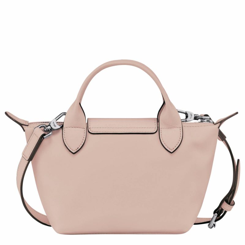 Longchamp Nude Leather Bags Women Le Pliage Xtra Xs Handbag Nude - Leather - Image 4