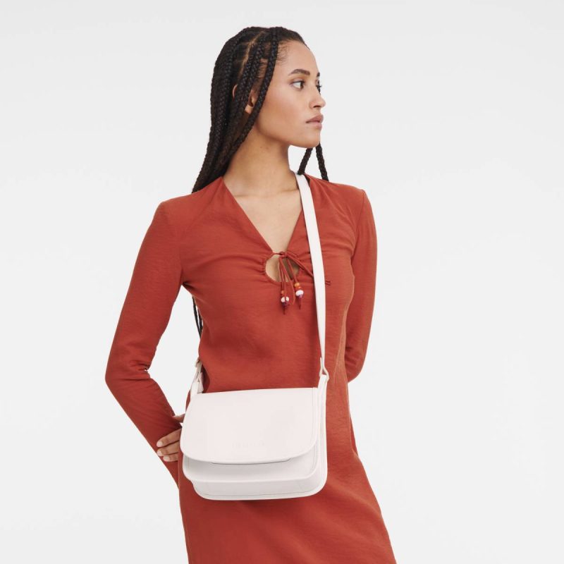 Longchamp Paper Women Leather Bags Le Foulonné M Crossbody Bag Paper - Leather - Image 2