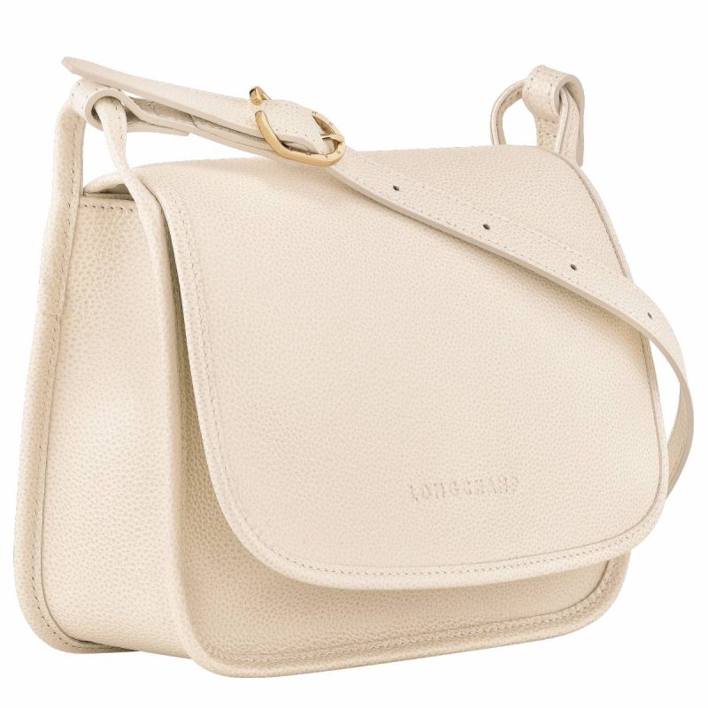 Longchamp Paper Women Leather Bags Le Foulonné M Crossbody Bag Paper - Leather - Image 3