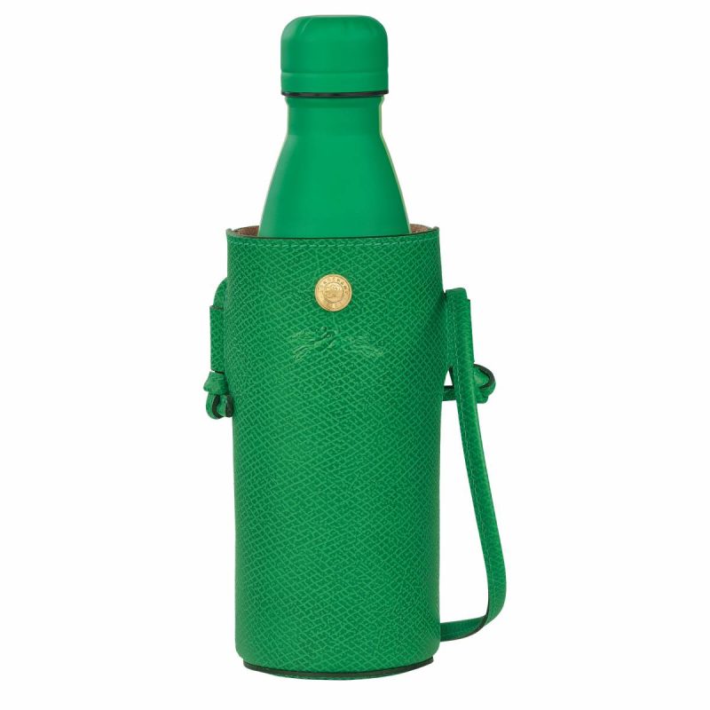 Longchamp Pouches & Cases Green Épure Bottle Holder Green - Leather Women
