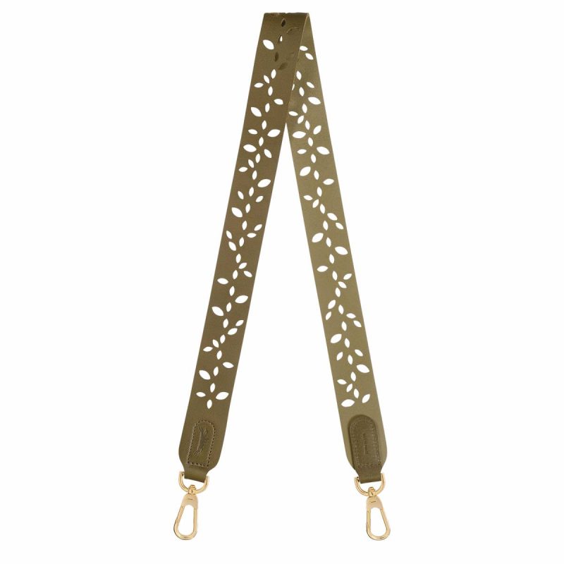 Longchamp Shoulder Straps Végétal Shoulder Strap Artichoke - Leather Artichoke Women