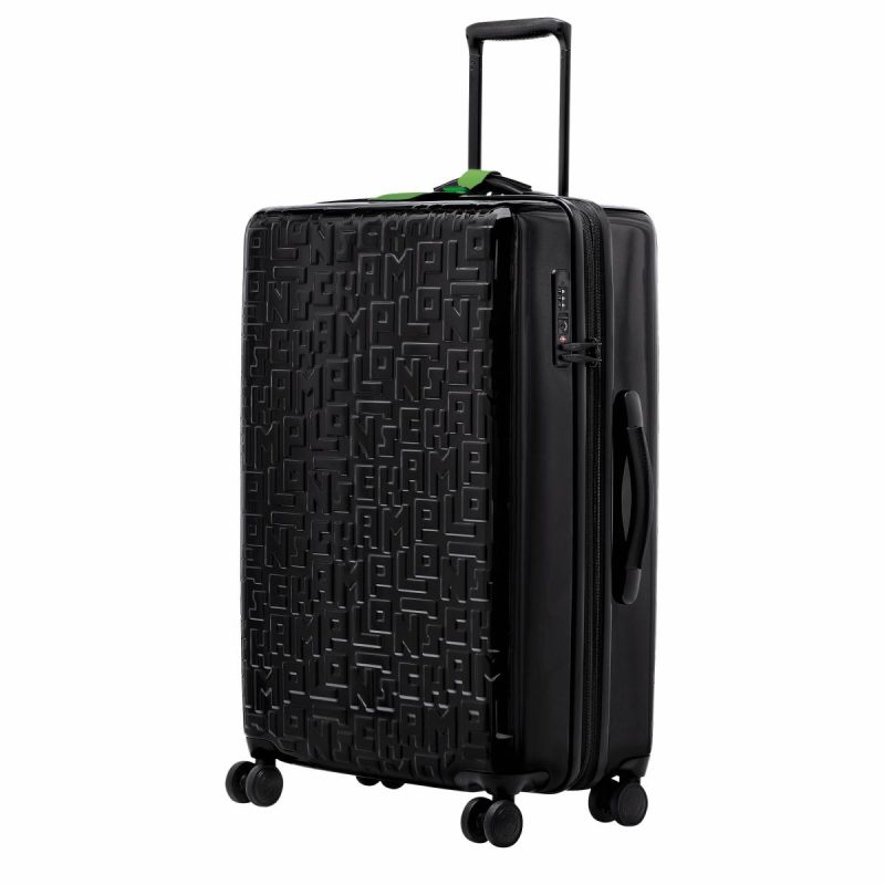 Longchamp Suitcases Women Lgp Travel L Suitcase Black - Polycarbonate Black - Image 3