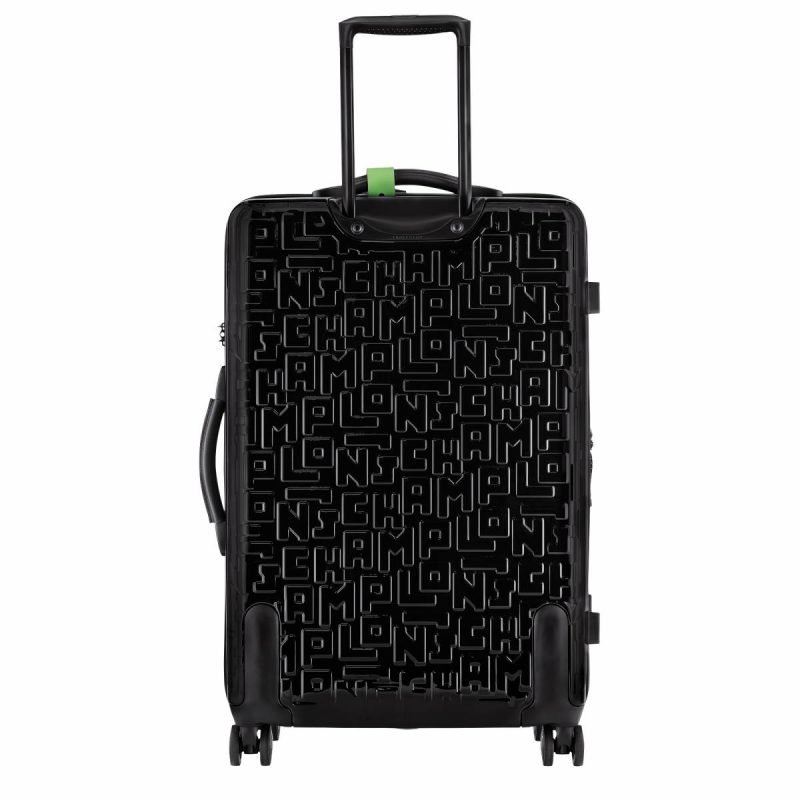 Longchamp Suitcases Women Lgp Travel L Suitcase Black - Polycarbonate Black - Image 4