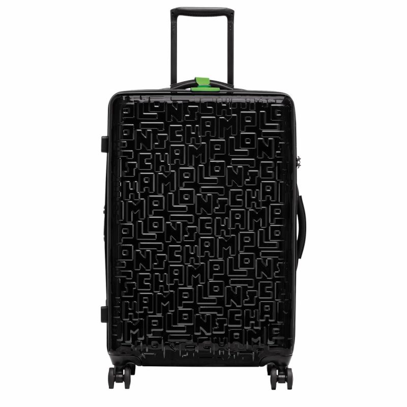 Longchamp Suitcases Women Lgp Travel L Suitcase Black - Polycarbonate Black