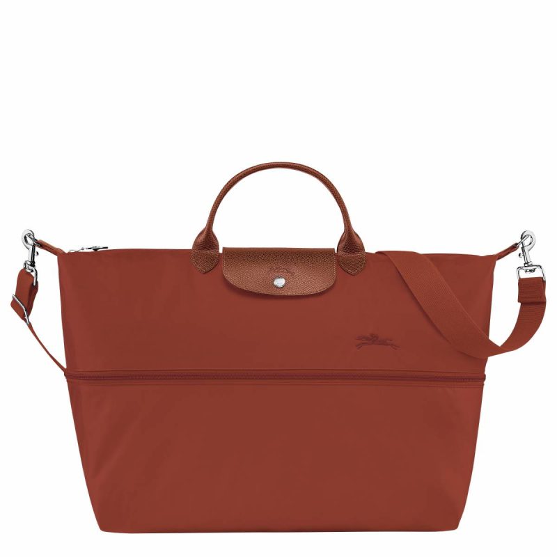 Longchamp Travel Bags Chestnut Le Pliage Green Travel Bag Expandable Chestnut - Recycled Canvas Women - Image 4