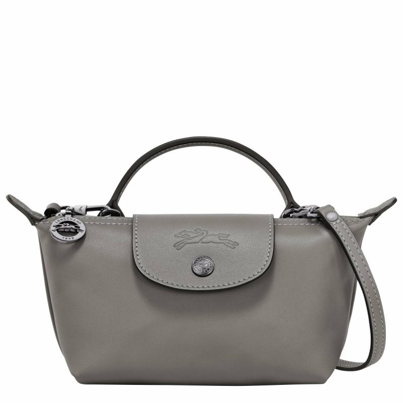 Longchamp Turtledove Leather Bags Women Le Pliage Xtra Xs Pouch Turtledove - Leather