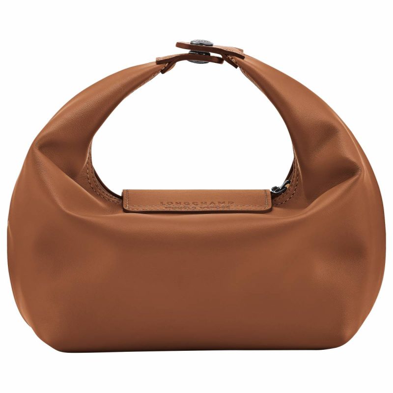 Longchamp Women Cognac Leather Bags Le Pliage Xtra Xs Handbag Cognac - Leather - Image 4