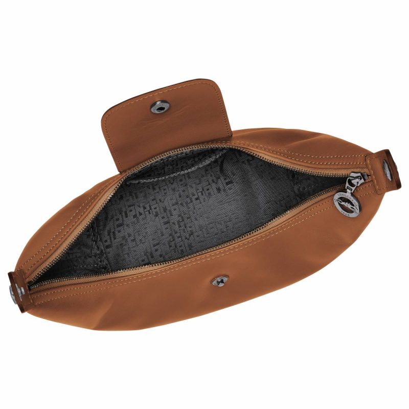 Longchamp Women Cognac Leather Bags Le Pliage Xtra Xs Handbag Cognac - Leather - Image 5