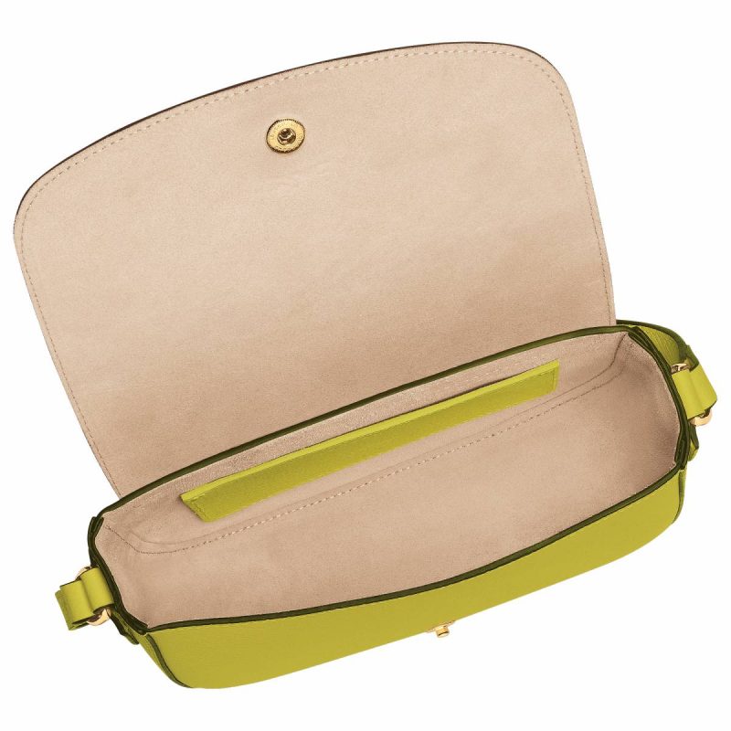 Longchamp Women Kiwi Green Leather Bags Épure S Crossbody Bag Kiwi Green - Leather - Image 5