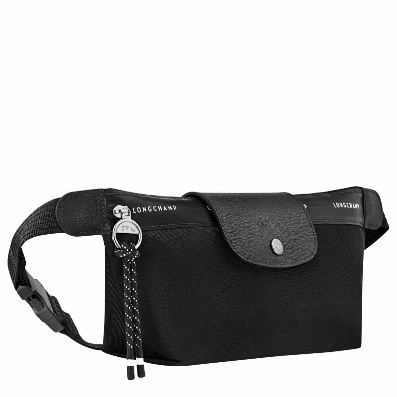 Longchamp Women Le Pliage Energy M Belt Bag Black - Canvas Black Belt Bags - Image 3