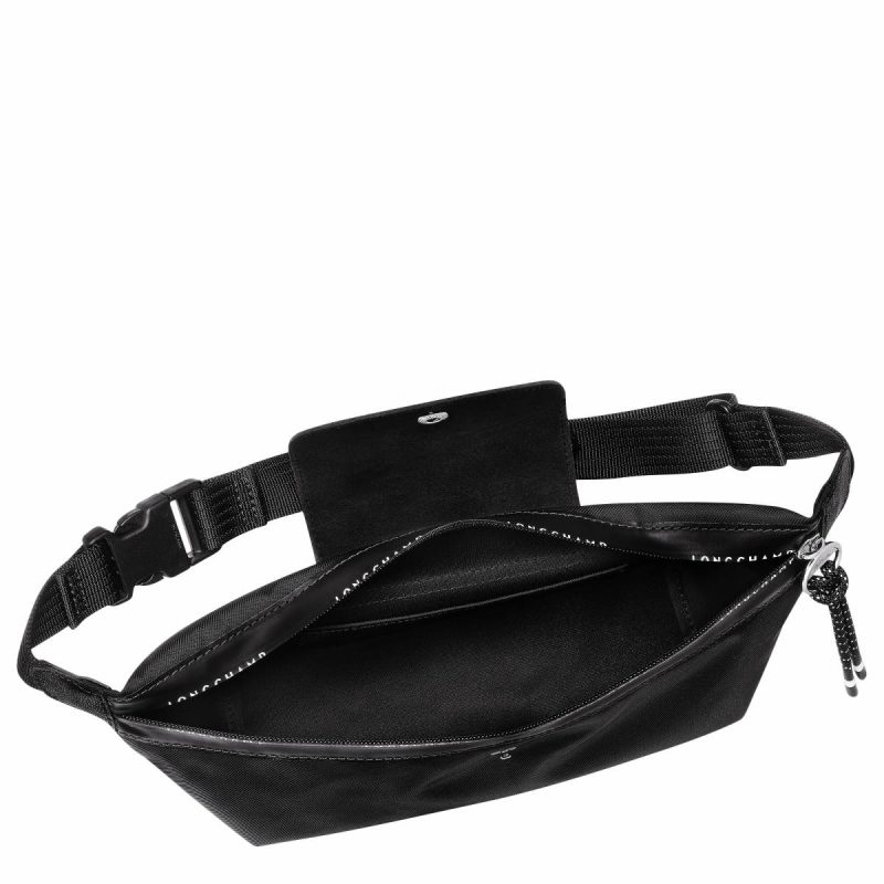 Longchamp Women Le Pliage Energy M Belt Bag Black - Canvas Black Belt Bags - Image 5