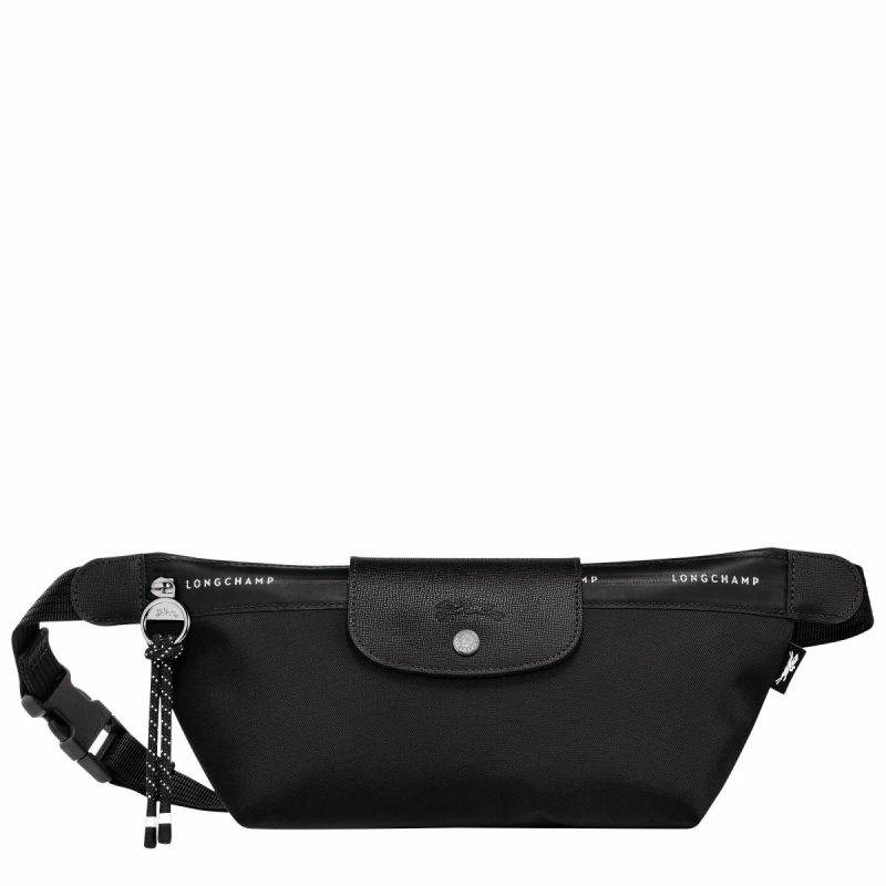 Longchamp Women Le Pliage Energy M Belt Bag Black - Canvas Black Belt Bags