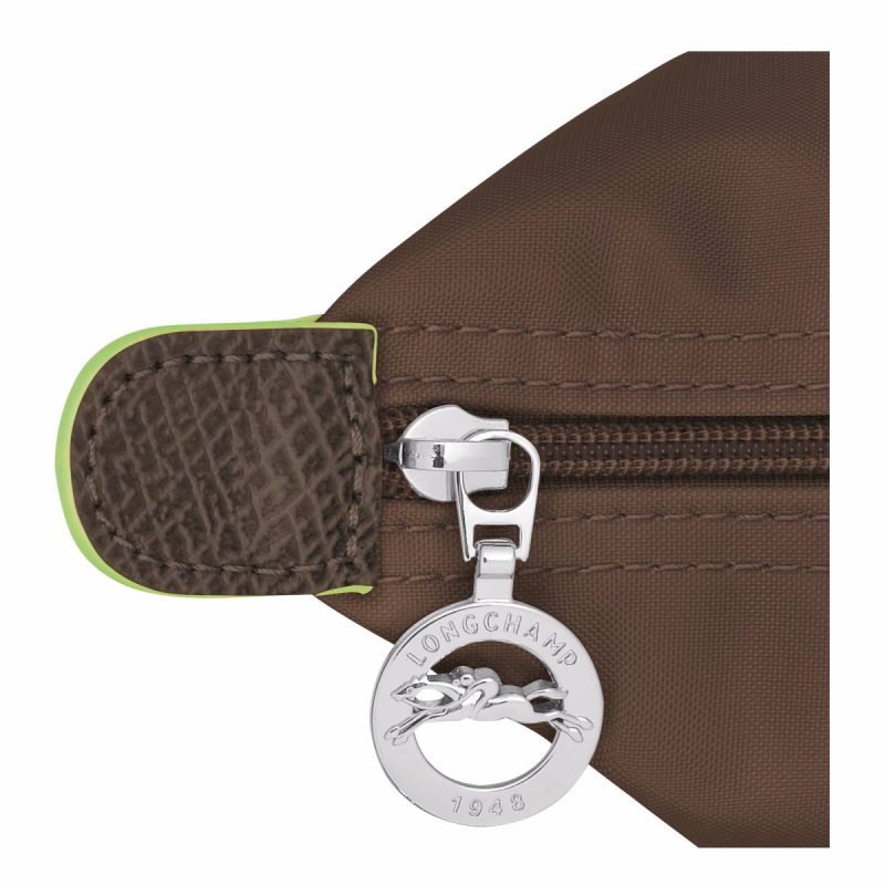 Longchamp Women Le Pliage Green L Tote Bag Terra - Recycled Canvas Terra Shoulder Bags - Image 4