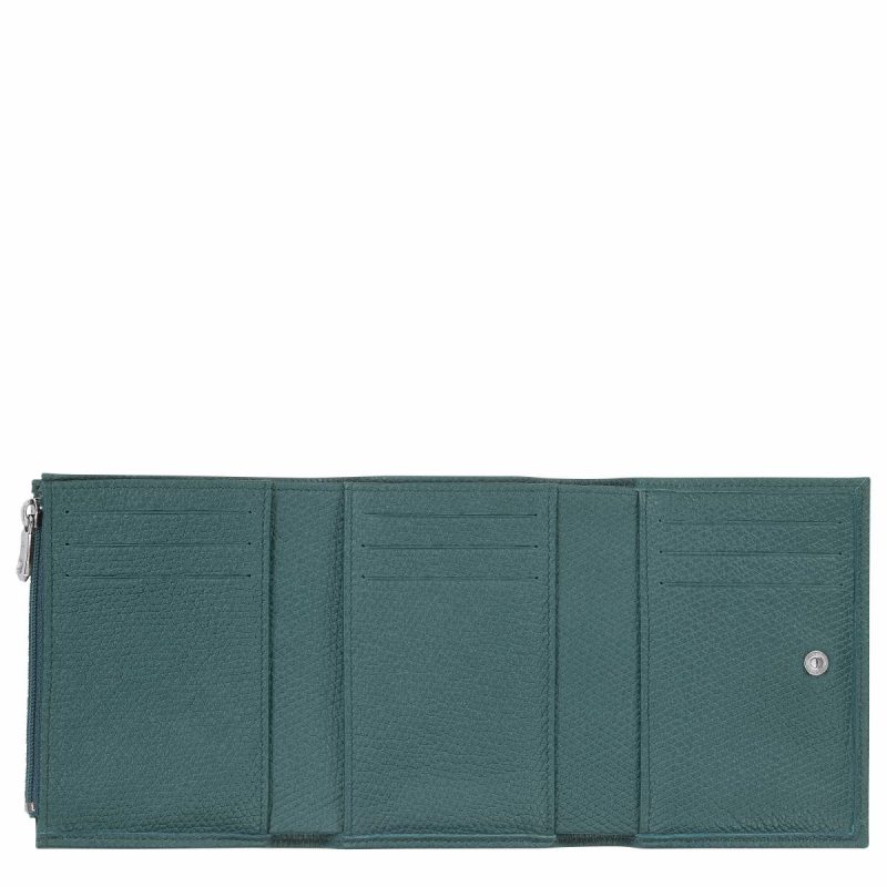 Longchamp Women Le Roseau Wallet Cedar - Leather Cedar Leather Wallets - Image 3