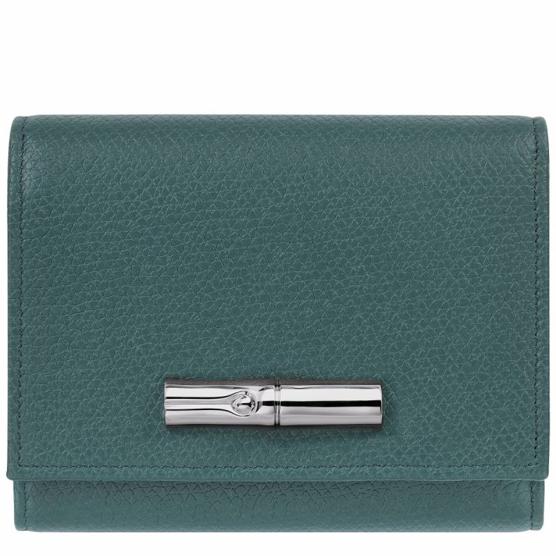 Longchamp Women Le Roseau Wallet Cedar - Leather Cedar Leather Wallets