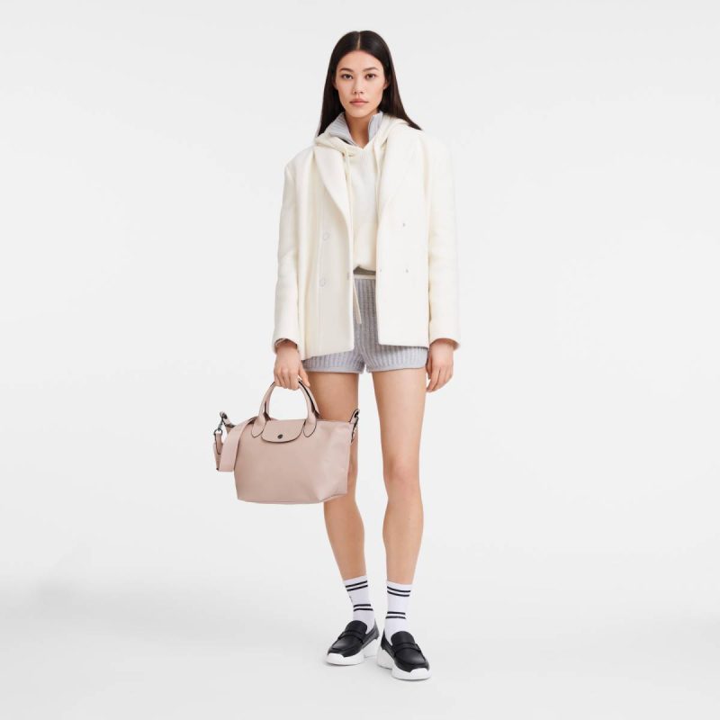 Longchamp Women Leather Bags Le Pliage Xtra S Handbag Nude - Leather Nude - Image 2