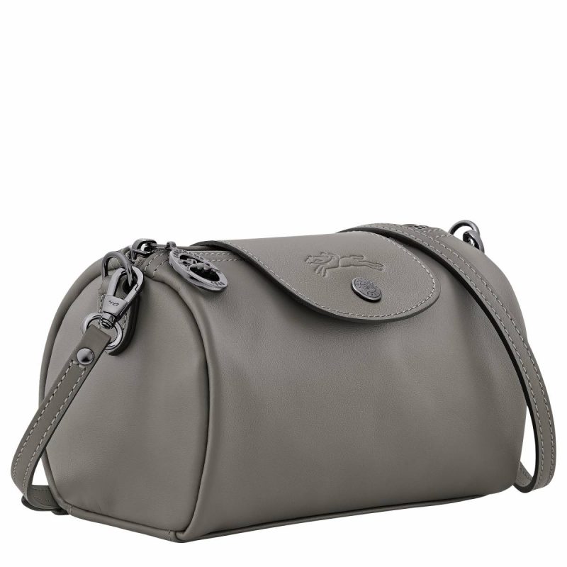 Longchamp Women Leather Bags Le Pliage Xtra Xs Crossbody Bag Turtledove - Leather Turtledove - Image 3