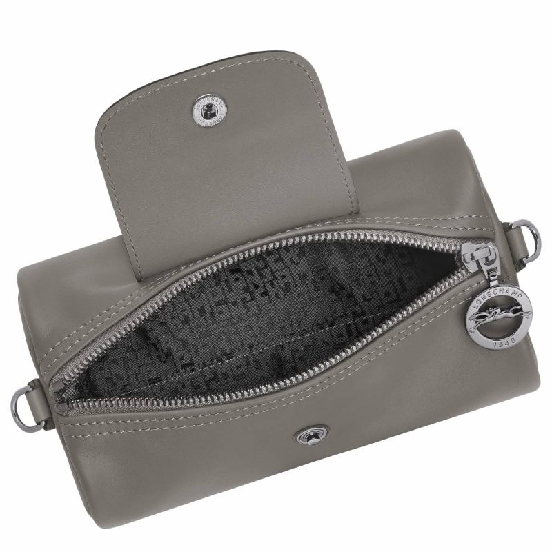 Longchamp Women Leather Bags Le Pliage Xtra Xs Crossbody Bag Turtledove - Leather Turtledove - Image 5