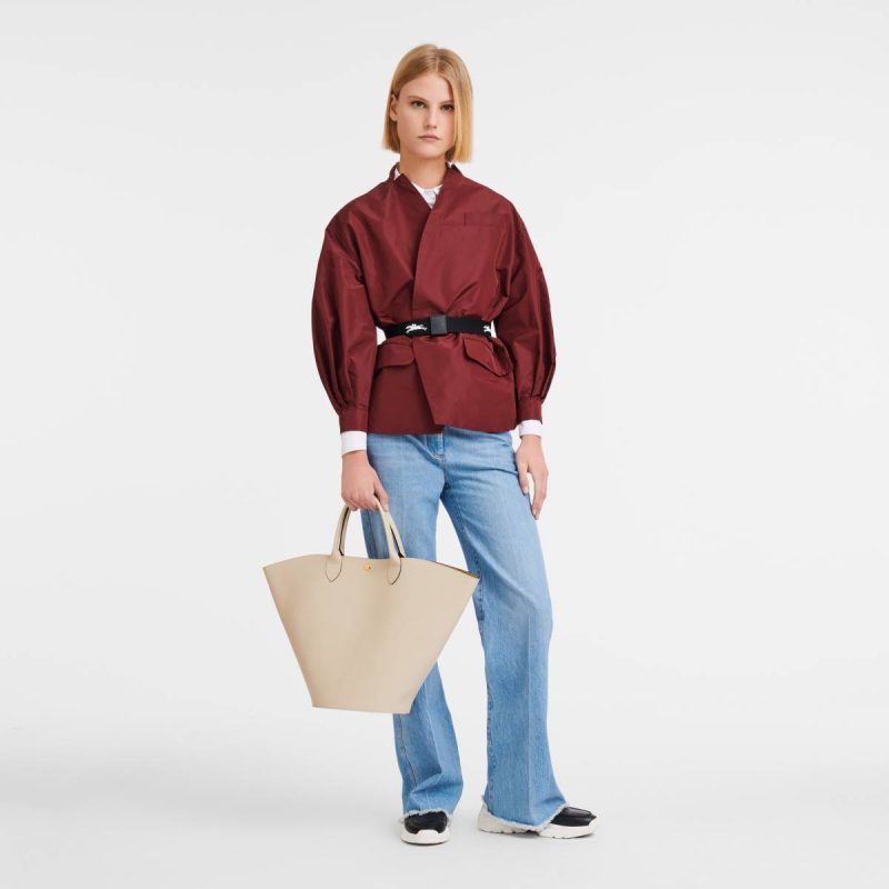 Longchamp Women Leather Bags Paper Épure Xl Tote Bag Paper - Leather - Image 2