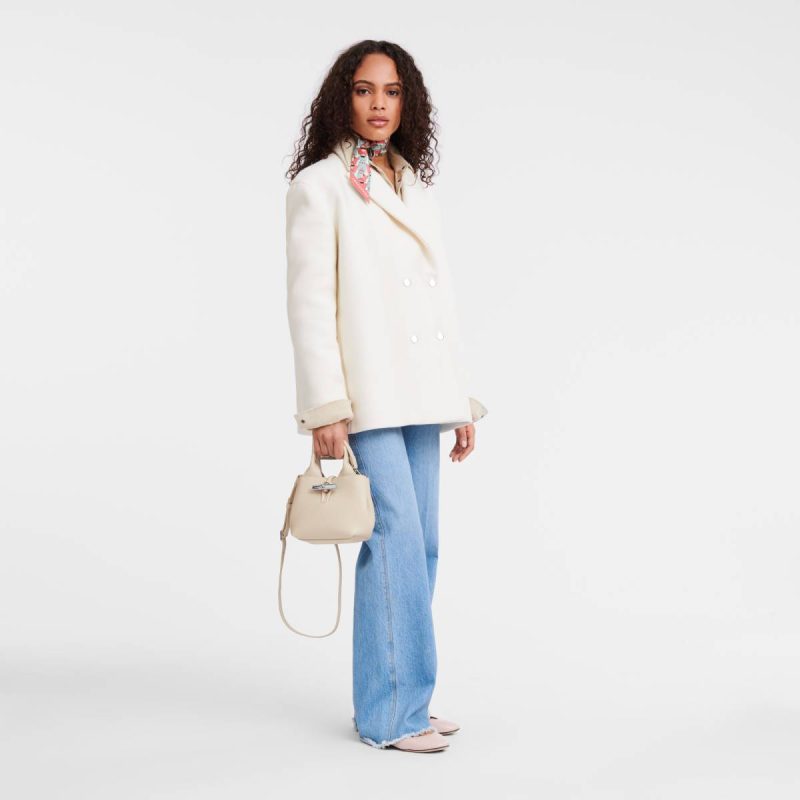 Longchamp Women Leather Bags Paper Le Roseau Xs Handbag Paper - Leather - Image 2