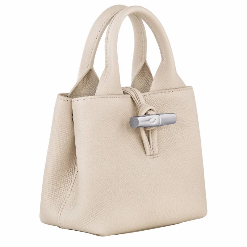 Longchamp Women Leather Bags Paper Le Roseau Xs Handbag Paper - Leather - Image 3