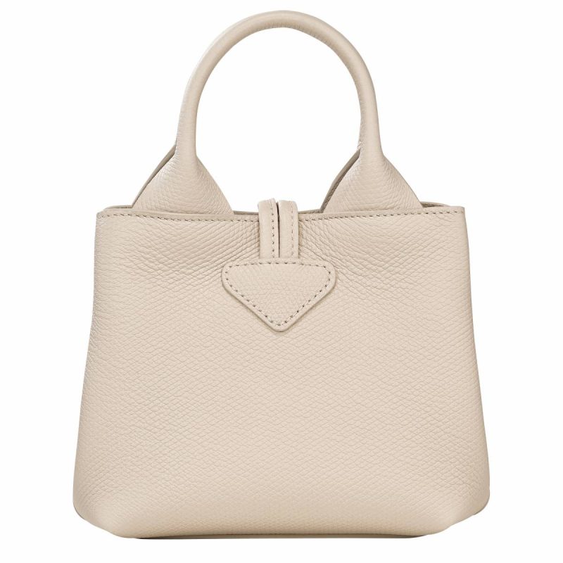 Longchamp Women Leather Bags Paper Le Roseau Xs Handbag Paper - Leather - Image 4