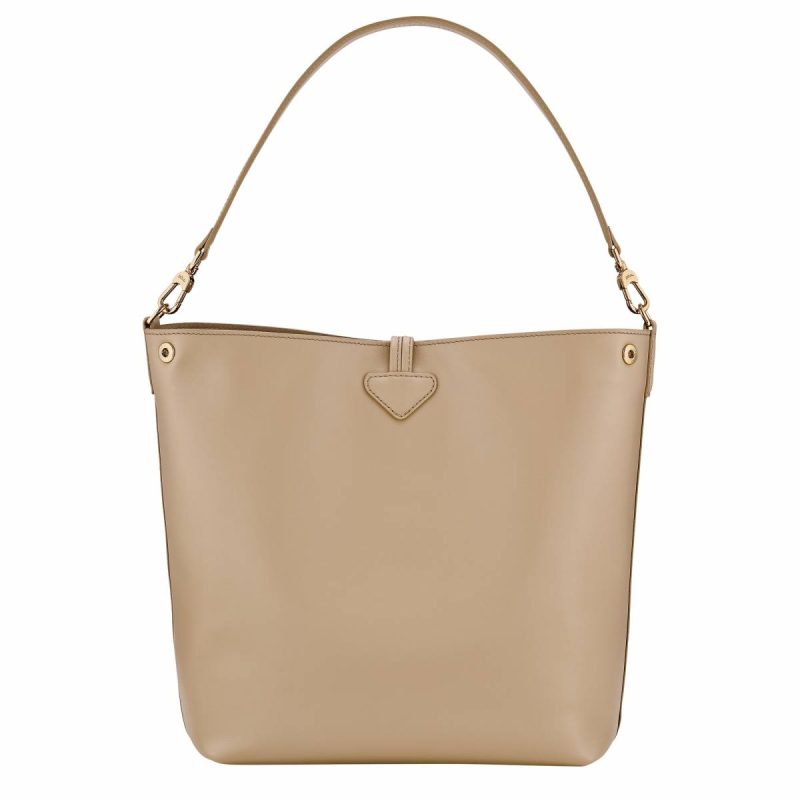 Longchamp Women Leather Bags Root Le Roseau M Hobo Bag Root - Leather - Image 4