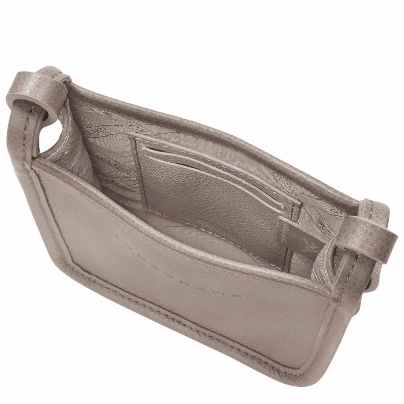 Longchamp Women Phone Cases Turtledove Le Foulonné Phone Case Turtledove - Leather - Image 5