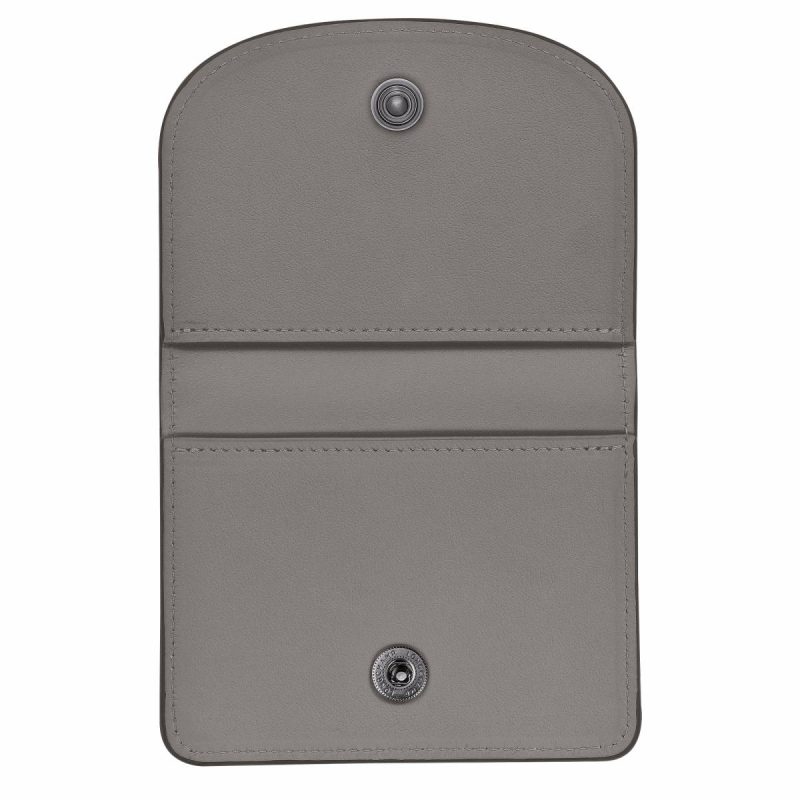 Longchamp Women Turtledove Cardholders & Coin Purses Le Pliage Xtra Card Holder Turtledove - Leather - Image 3
