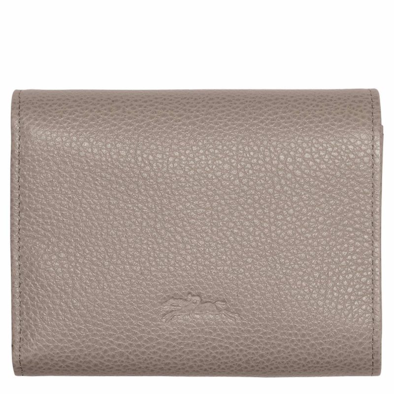 Longchamp Women Turtledove Le Foulonné Wallet Turtledove - Leather Leather Wallets - Image 2
