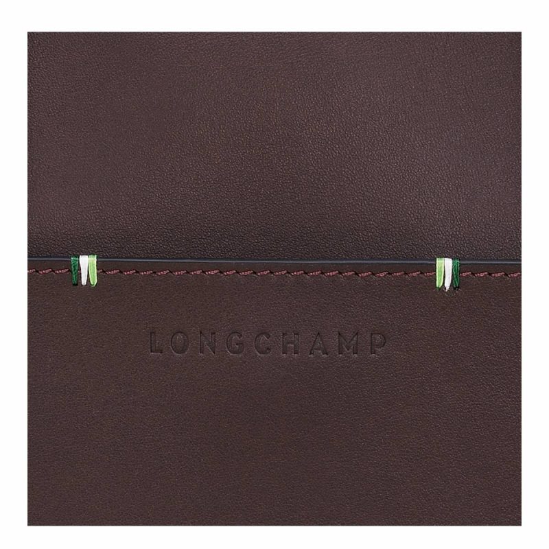 Men Longchamp Sur Seine M Briefcase Mocha - Leather Mocha Leather Bags - Image 5