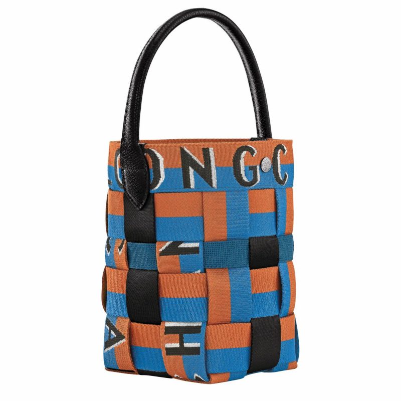 Mini Bags Women Cedar/Walnut Longchamp Re-Play Xs Bucket Bag Cedar/Walnut - Canvas - Image 3
