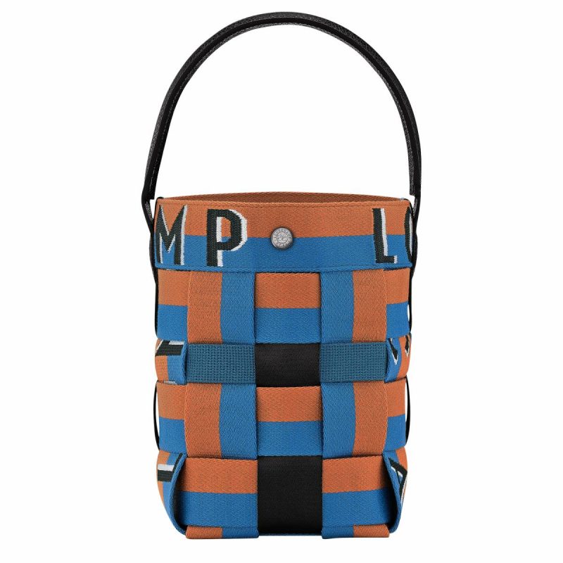 Mini Bags Women Cedar/Walnut Longchamp Re-Play Xs Bucket Bag Cedar/Walnut - Canvas - Image 4